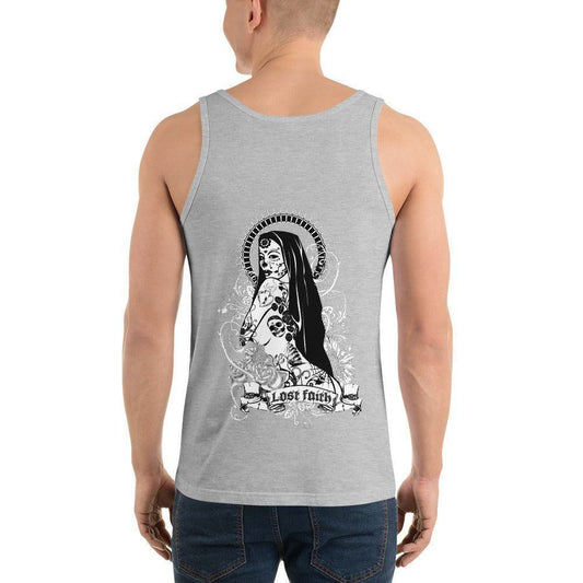 Lost Faith Herren Tank Top Tank Top 44.99 Aktivität, atmungsaktiv, Baumwolle, bequem, Bewegungsfreiheit, Blend, Damen, Design, Fashion, Fitness, Fitnessstudio, Gy, Herren, hochwertige, körperbetonte, Materialien, Mode, Muskeln, Passform, Seitennähte, Sport, Style, Tank, Top, Tragegefühl, Training, Tri, Unisex, Viskose JLR Design