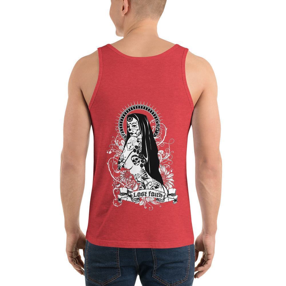 Lost Faith Herren Tank Top Tank Top 44.99 Aktivität, atmungsaktiv, Baumwolle, bequem, Bewegungsfreiheit, Blend, Damen, Design, Fashion, Fitness, Fitnessstudio, Gy, Herren, hochwertige, körperbetonte, Materialien, Mode, Muskeln, Passform, Seitennähte, Sport, Style, Tank, Top, Tragegefühl, Training, Tri, Unisex, Viskose JLR Design