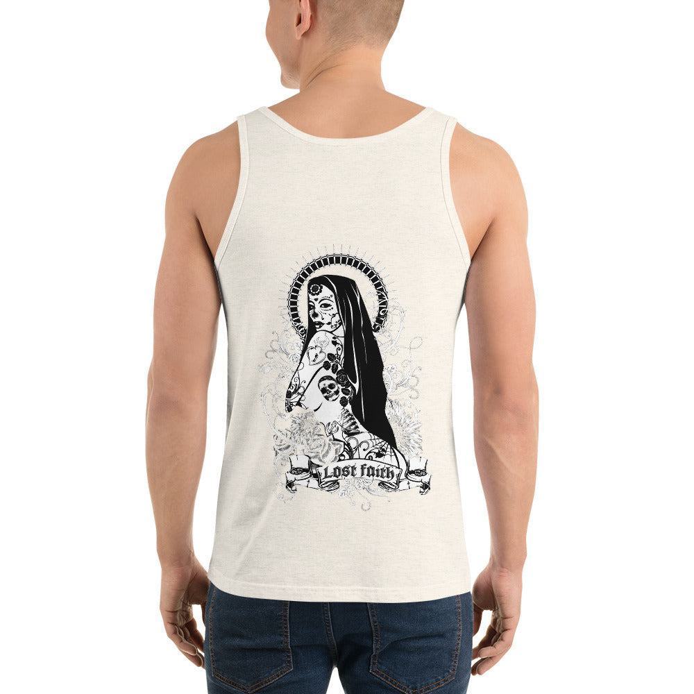 Lost Faith Herren Tank Top Tank Top 44.99 Aktivität, atmungsaktiv, Baumwolle, bequem, Bewegungsfreiheit, Blend, Damen, Design, Fashion, Fitness, Fitnessstudio, Gy, Herren, hochwertige, körperbetonte, Materialien, Mode, Muskeln, Passform, Seitennähte, Sport, Style, Tank, Top, Tragegefühl, Training, Tri, Unisex, Viskose JLR Design