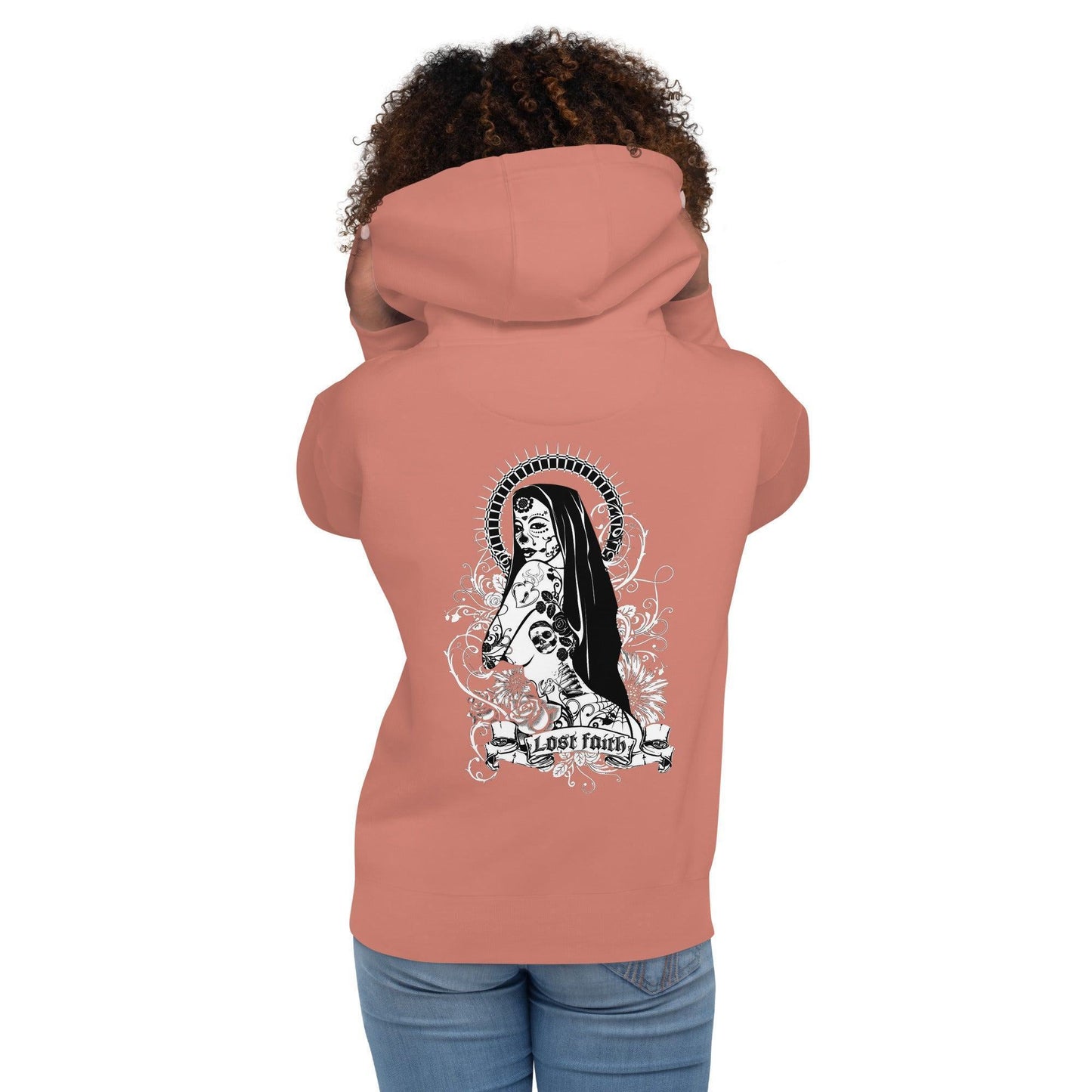 Lost Faith Hoodie Hoodie 49.99 angenehm, Außenseite, Baumwolle, Bündchen, Damen, Design, elastische, Faith, Fashion, Frau, Freizeitaktivitäten, gemütlich, Haut, Herren, Hoodie, ideal, Kapuzenpullover, Komfort, Kängurutasche, Lost, lässige, Mann, Material, Mode, optimaler, Passform, Streetwear, Style, stylisch, Unisex, weiches JLR Design