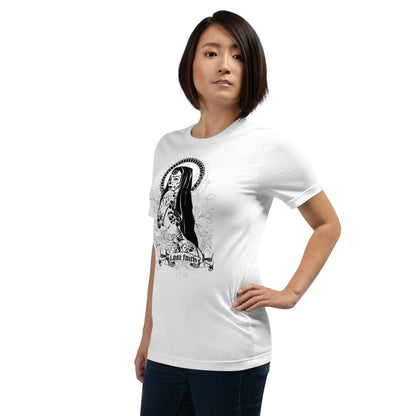 Lost Faith T-Shirt T-Shirt 41.99 Airlume, Alltagskleidung, Anlässe, atmungsaktiv, Baumwolle, bequem, Damen, Druck, einfach, Faith, Farben, Fasern, Fitness, Frau, Garderobe, grafisch, Gym, hautfreundlich, Herren, Kleidungsstück, Komfort, Lost, Mann, Material, Passform, Polyester, Qualität, ringegesponnene, Schlafen, Schriftzug, Schulter, Seitennaht, Solide, Sommer, Sport, Strapazierfähigkeit, T-Shirt, Taping, unifarben, Unisex, Vielfalt, vorgeschrumpftes, weich JLR Design