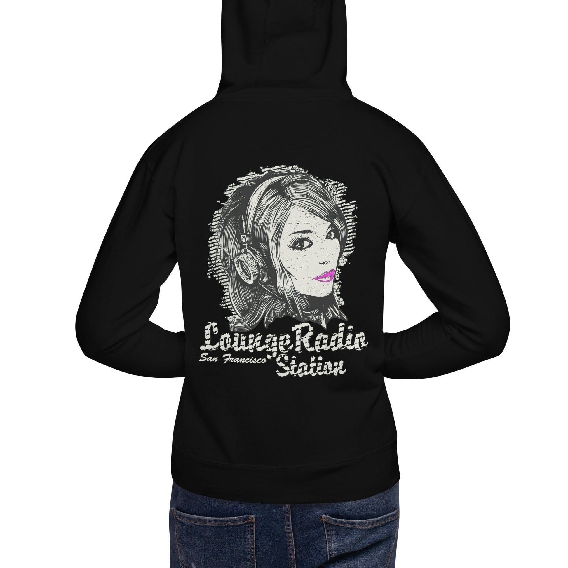 Lounge Radio Hoodie Hoodie 49.99 angenehm, Außenseite, Baumwolle, Bündchen, Damen, Dj, DJane, elastische, Frau, Freizeitaktivitäten, gemütlich, Haut, Herren, Hoodie, ideal, Kapuzenpullover, Komfort, Kängurutasche, Lounge, lässige, Mann, Material, optimaler, Passform, Radio, stylisch, Unisex, weiches JLR Design