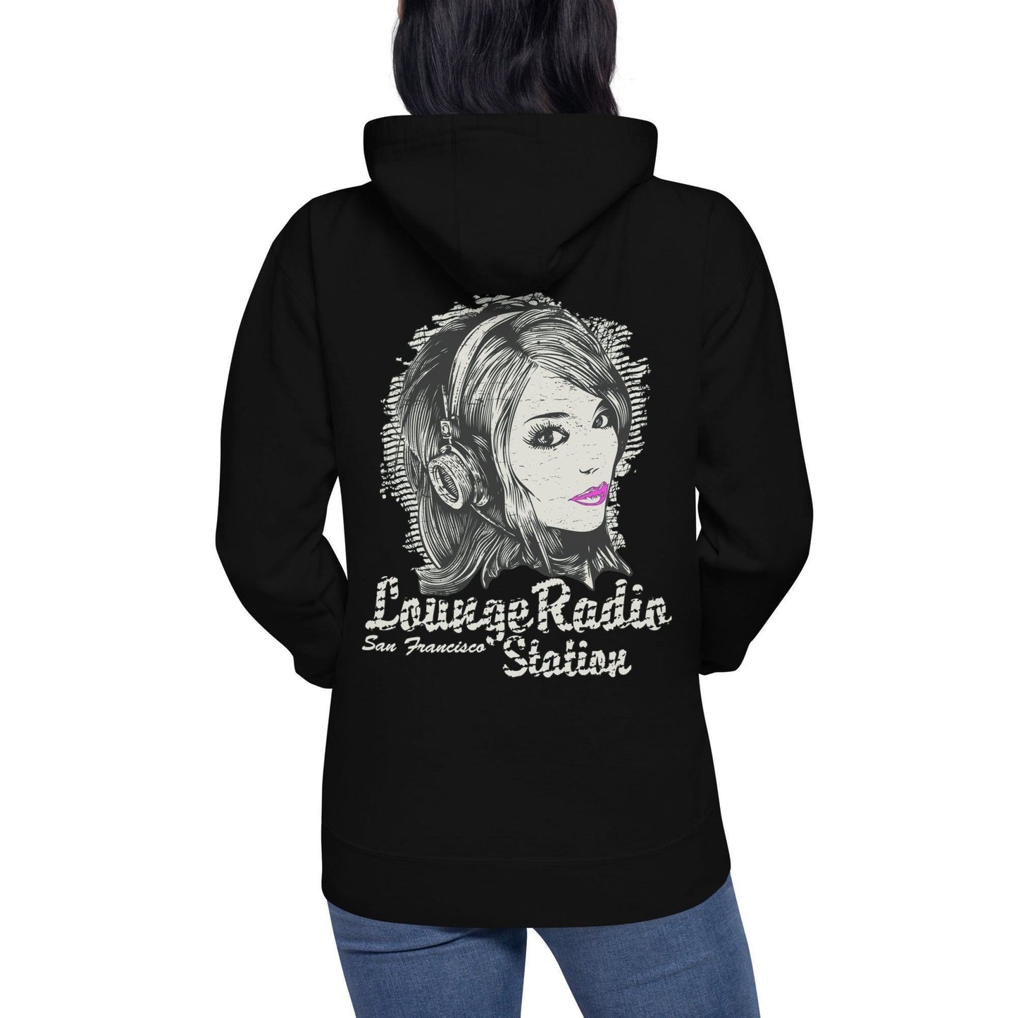 Lounge Radio Hoodie Hoodie 49.99 angenehm, Außenseite, Baumwolle, Bündchen, Damen, Dj, DJane, elastische, Frau, Freizeitaktivitäten, gemütlich, Haut, Herren, Hoodie, ideal, Kapuzenpullover, Komfort, Kängurutasche, Lounge, lässige, Mann, Material, optimaler, Passform, Radio, stylisch, Unisex, weiches JLR Design