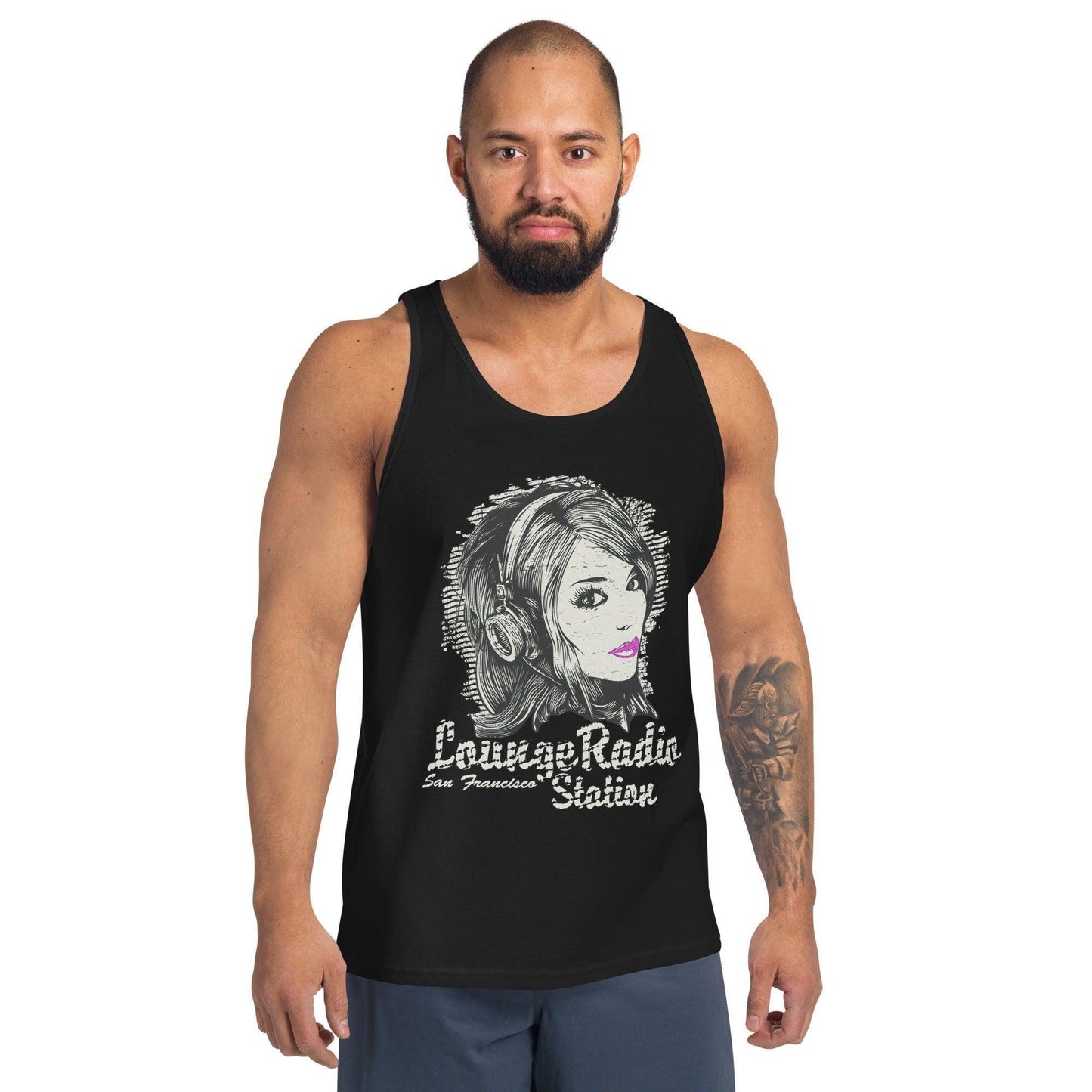 Lounge Radio Tank Top Tank Top 44.99 Aktivität, atmungsaktiv, Baumwolle, bequem, Bewegungsfreiheit, Blend, Damen, Design, DJ, DJane, Fitness, Fitnessstudio, Francisco, Gy, Herren, hochwertige, körperbetonte, Lips, Lounge, Materialien, Muskeln, Passform, Pink, Radio, San, Seitennähte, Sport, Tank, Top, Tragegefühl, Training, Tri, Unisex, Viskose JLR Design