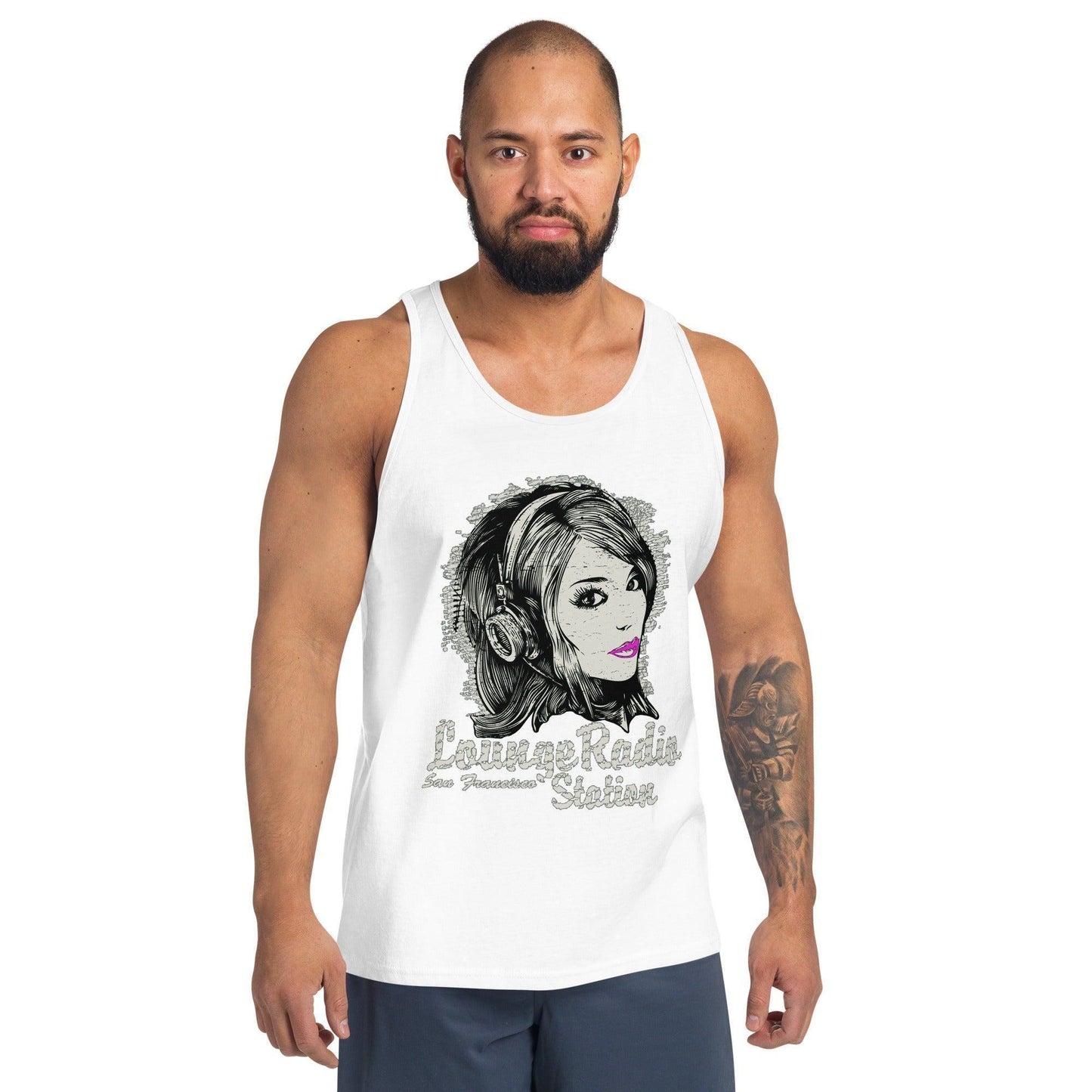 Lounge Radio Tank Top Tank Top 44.99 Aktivität, atmungsaktiv, Baumwolle, bequem, Bewegungsfreiheit, Blend, Damen, Design, DJ, DJane, Fitness, Fitnessstudio, Francisco, Gy, Herren, hochwertige, körperbetonte, Lips, Lounge, Materialien, Muskeln, Passform, Pink, Radio, San, Seitennähte, Sport, Tank, Top, Tragegefühl, Training, Tri, Unisex, Viskose JLR Design