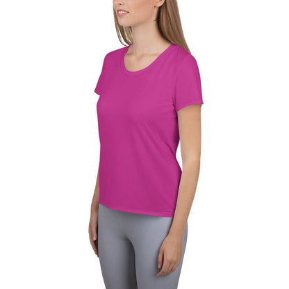 Mittleres Rot Violette Sport T-Shirt für Damen -- Mittleres Rot Violette Sport T-Shirt für Damen - XS Sport T-Shirt | JLR Design