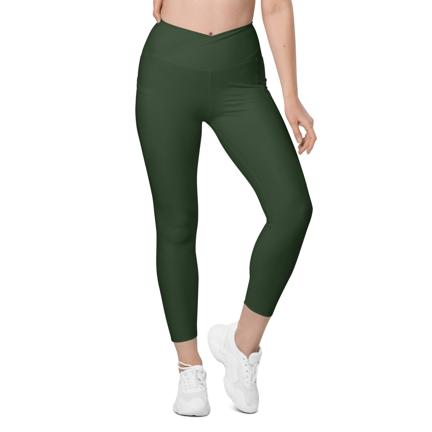 Myrte Damen V-Bund Leggings mit Taschen V-Bund Leggings 59.99 1 Tasche auf jeder Seite, atmungsaktives Material, Damen, Design, einfarbig, Elastan, Fashion, green, grün, Hoch tailliert, hoher Tragekomfort, Komfort, Mode, myrte, OEKOTEX100, Outfit, Polyester, schmeichelhafter Schnitt, Style, UPF50, V-Bund Leggings JLR Design