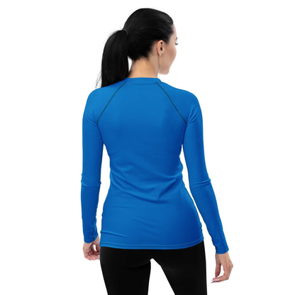 Navy Blue Damen Rash Guard Rash Guard 54.99 4-Wege, Atmungsaktiv, Badebekleidung, bequem, blau, blue, einfarbig, Elastan, Feminin, Flachnaht, Guard, Hautschutz, Kompression, Langarm, Langarmshirt, Männermode, Navy, Outdoor, Polyester, Rash, Sand, Schwimmen, Sonnenschutz, Sportbekleidung, Strandmode, Stretchstoff, Surfen, trocknend, Wassersport, Wind JLR Design