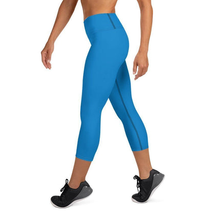 Navy Blue Damen Yoga Capri Leggings -- Navy Blue Damen Yoga Capri Leggings - undefined Yoga Capri Leggings | JLR Design