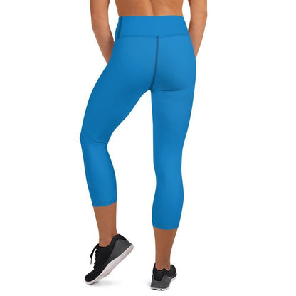 Navy Blue Damen Yoga Capri Leggings -- Navy Blue Damen Yoga Capri Leggings - undefined Yoga Capri Leggings | JLR Design