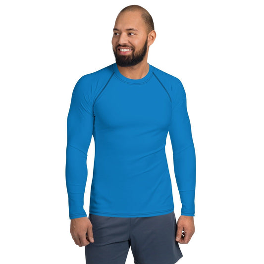 Navy Blue Herren Rash Guard Rash Guard 54.99 4-Wege, Atmungsaktiv, bequem, blau, Blue, einfarbig, Elastan, Flachnaht, Guard, Hautschutz, Kompression, Langarmshirt, Männermode, Navy, Outdoor, Polyester, Rash, Sand, Schwimmen, Sonnenschutz, Sportbekleidung, Strandmode, Stretchstoff, Surfen, trocknend, Wassersport, Wind JLR Design