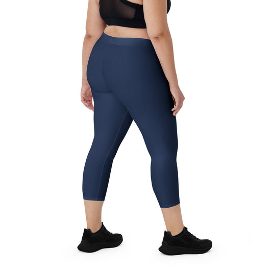 Navy Damen Capri Leggings Capri Leggings 49.99 Alltag, bequem, Capri, Damen, Design, einfarbig, Elastan, enganliegend, entspannen, Leggings, Mikrofasergarn, Mode, modisch, Navy, Outdoor, Passform, Polyester, Sport, Stil, Style, USF50, verkürzt, vielseitig, Vier-Wege-Stretch JLR Design