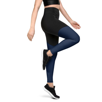 Navy Damen Sport Leggings Sport Leggings 57.99 Activewear, atmungsaktiv, auffällig, Bewegungsfreiheit, blau, blickdicht, blue, Damen, Design, Elastan, eng, Fashion, Feuchtigkeit, Figur, Fitnessstudio, funktional, Gym, Gürtel, Leggings, Mode, Natur, Navy, OEKOTEX100, Passform, Polyamid, Polyester, praktisch, Qualität, Schweiß, Sport, Stoff, Style, Taille, Tasche, UPF50, verdichteter, weibliche, Yoga JLR Design