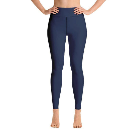 Navy Damen Yoga Leggings Yoga Leggings 54.99 atmungsaktiv, blau, blue, Damen, einfarbig, Elastan, Fitness, Flexibilität, fließend, gleiten, Gummizug, High, Hüftbewegungen, kompression, Leggings, Mikrofasergarn, Navy, Polyester, Posen, Schutzfaktor, Sport, Stretch, Studio, stylisch, UV, Vier-Wege-Stretch, Waist, Yoga JLR Design