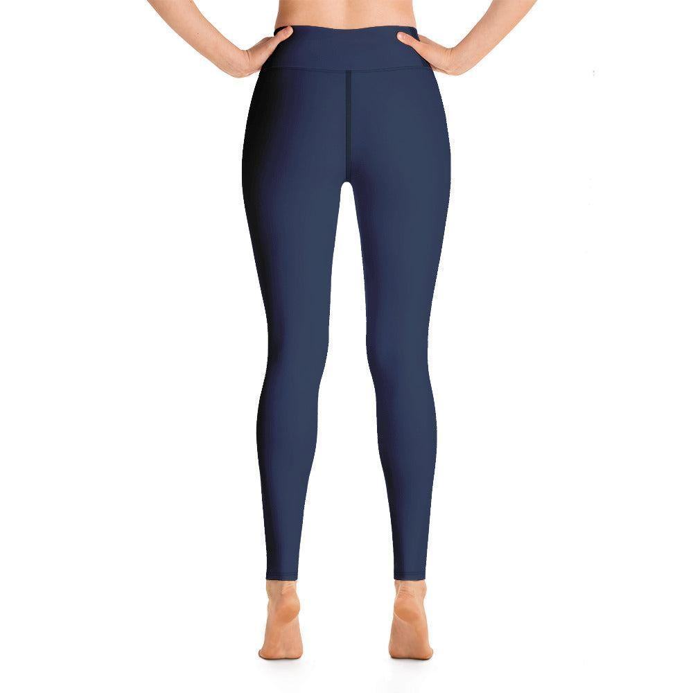 Navy Damen Yoga Leggings Yoga Leggings 54.99 atmungsaktiv, blau, blue, Damen, einfarbig, Elastan, Fitness, Flexibilität, fließend, gleiten, Gummizug, High, Hüftbewegungen, kompression, Leggings, Mikrofasergarn, Navy, Polyester, Posen, Schutzfaktor, Sport, Stretch, Studio, stylisch, UV, Vier-Wege-Stretch, Waist, Yoga JLR Design