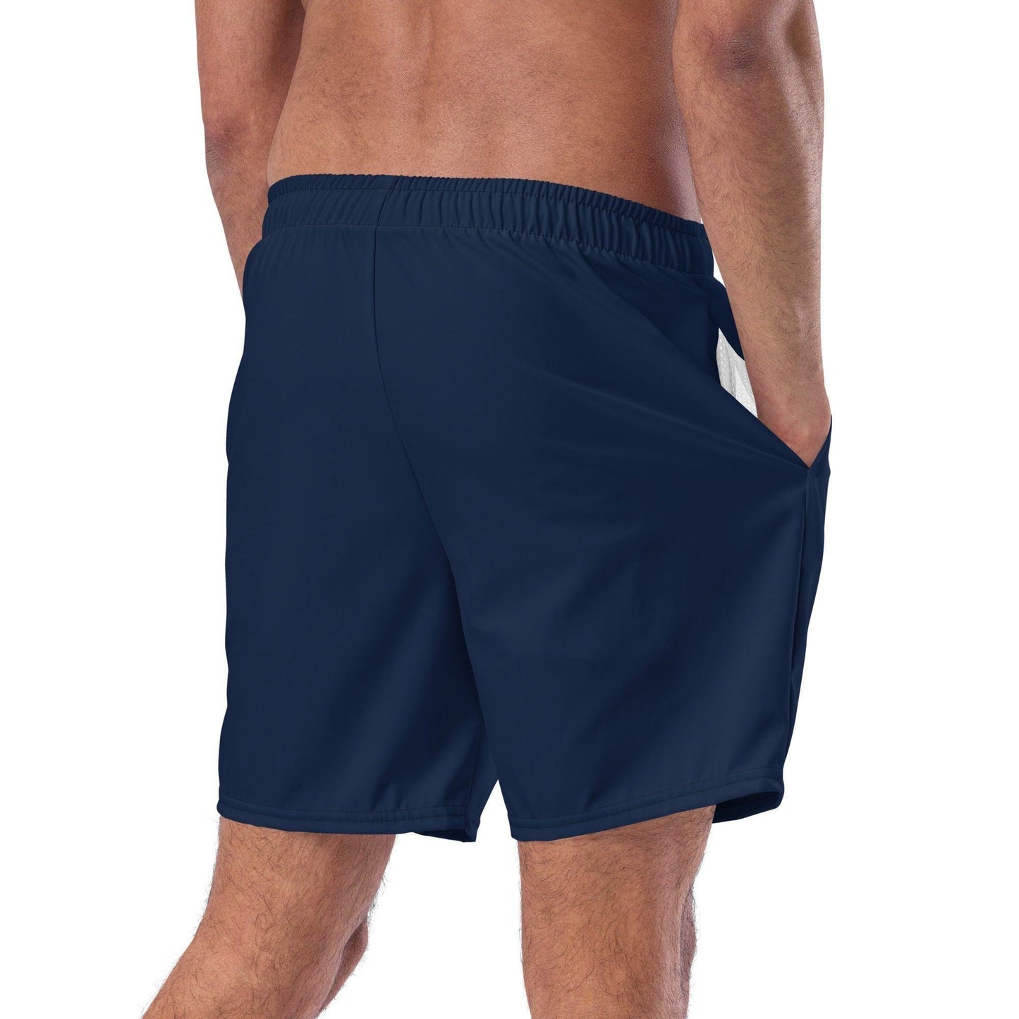 Navy Herren Badehose Badehose 59.99 Badehose, Badevergnügen, blau, blue, einfarbig, Elastan, Herren, Hüftband, Innenfutter, Komfort, Kordelzug, Mann, Männer, navy, Passform, Polyester, Pool, recycelt, Scheuerschutz, See, trocknend JLR Design