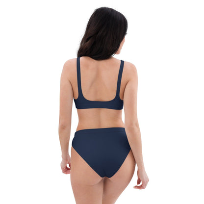 Navy High Waist Bikini -- Navy High Waist Bikini - undefined Bikini | JLR Design