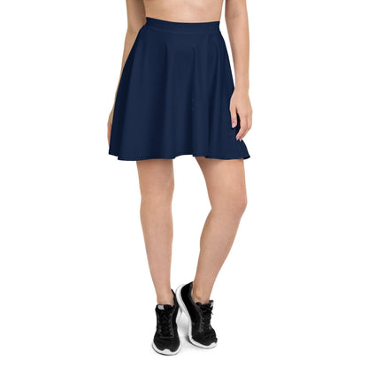 Navy Skater Rock Skater Rock 46.99 blau, blue, einfarbig, Elastan, elastisch, navy, Oberschenkel, Overlocknaht, Polyester, Rock, Skater, USF50, weich JLR Design