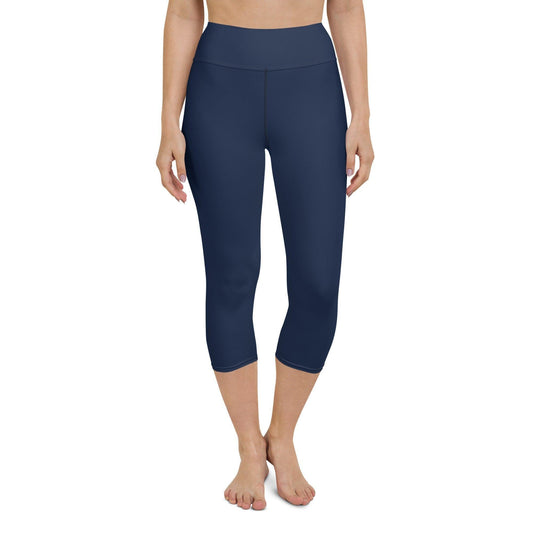 Navy Yoga Capri Leggings Yoga Capri Leggings 49.99 Bewebungsfreiheit, Bewegung, blau, blue, Bund, Capri, Damen, Design, einfarbig, Elastan, Fashion, Fitness, Fitnessstudio, Flacher, Gummizug, Gym, hochwertig, Körper, Leggings, Material, Mode, navy, Polyester, Saum, Session, Sport, Streetwear, Style, USF50, Vier-Wege-Stretch, Wadenlang, Yoga JLR Design