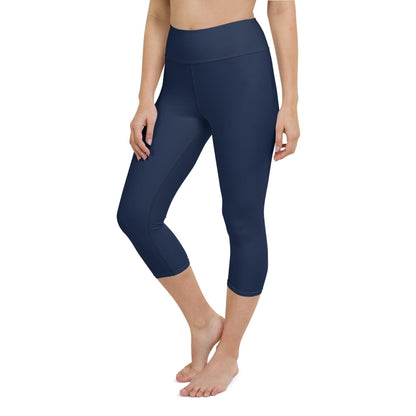 Navy Yoga Capri Leggings Yoga Capri Leggings 49.99 Bewebungsfreiheit, Bewegung, blau, blue, Bund, Capri, Damen, Design, einfarbig, Elastan, Fashion, Fitness, Fitnessstudio, Flacher, Gummizug, Gym, hochwertig, Körper, Leggings, Material, Mode, navy, Polyester, Saum, Session, Sport, Streetwear, Style, USF50, Vier-Wege-Stretch, Wadenlang, Yoga JLR Design