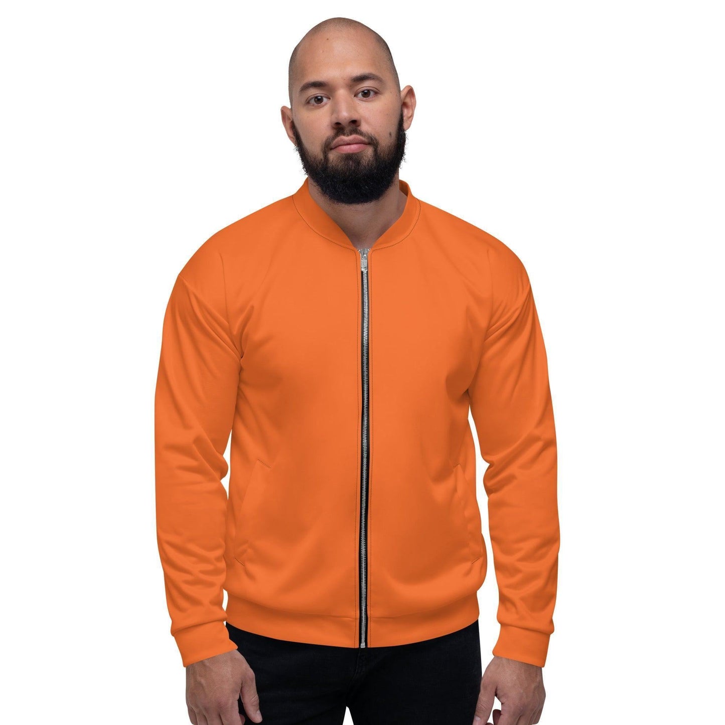 Orange Bomberjacke Bomberjacke 74.99 abgesetzte, Begleiter, Bomberjacke, casual, Damen, elastische, Fleece, Frau, gebürstetem, Have, Herren, Innenseite, Kleidungsstück, Mann, Must, Nackenband, Orange, Outfit, Passform, Polyester, praktisch, Reißverschluss, robustes, Silbener, stilvoll, Stoff, streetwear, Taille, Taschen, Unisex, vielseitiger, YKK, Überwendlichnähte JLR Design