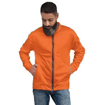 Orange Bomberjacke Bomberjacke 74.99 abgesetzte, Begleiter, Bomberjacke, casual, Damen, elastische, Fleece, Frau, gebürstetem, Have, Herren, Innenseite, Kleidungsstück, Mann, Must, Nackenband, Orange, Outfit, Passform, Polyester, praktisch, Reißverschluss, robustes, Silbener, stilvoll, Stoff, streetwear, Taille, Taschen, Unisex, vielseitiger, YKK, Überwendlichnähte JLR Design