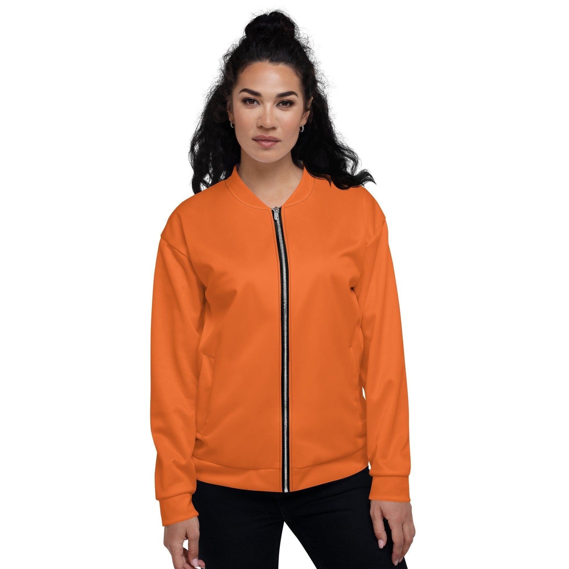 Orange Bomberjacke Bomberjacke 74.99 abgesetzte, Begleiter, Bomberjacke, casual, Damen, elastische, Fleece, Frau, gebürstetem, Have, Herren, Innenseite, Kleidungsstück, Mann, Must, Nackenband, Orange, Outfit, Passform, Polyester, praktisch, Reißverschluss, robustes, Silbener, stilvoll, Stoff, streetwear, Taille, Taschen, Unisex, vielseitiger, YKK, Überwendlichnähte JLR Design