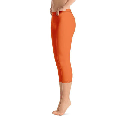 Orange Damen Capri Leggings -- Orange Damen Capri Leggings - undefined Capri Leggings | JLR Design