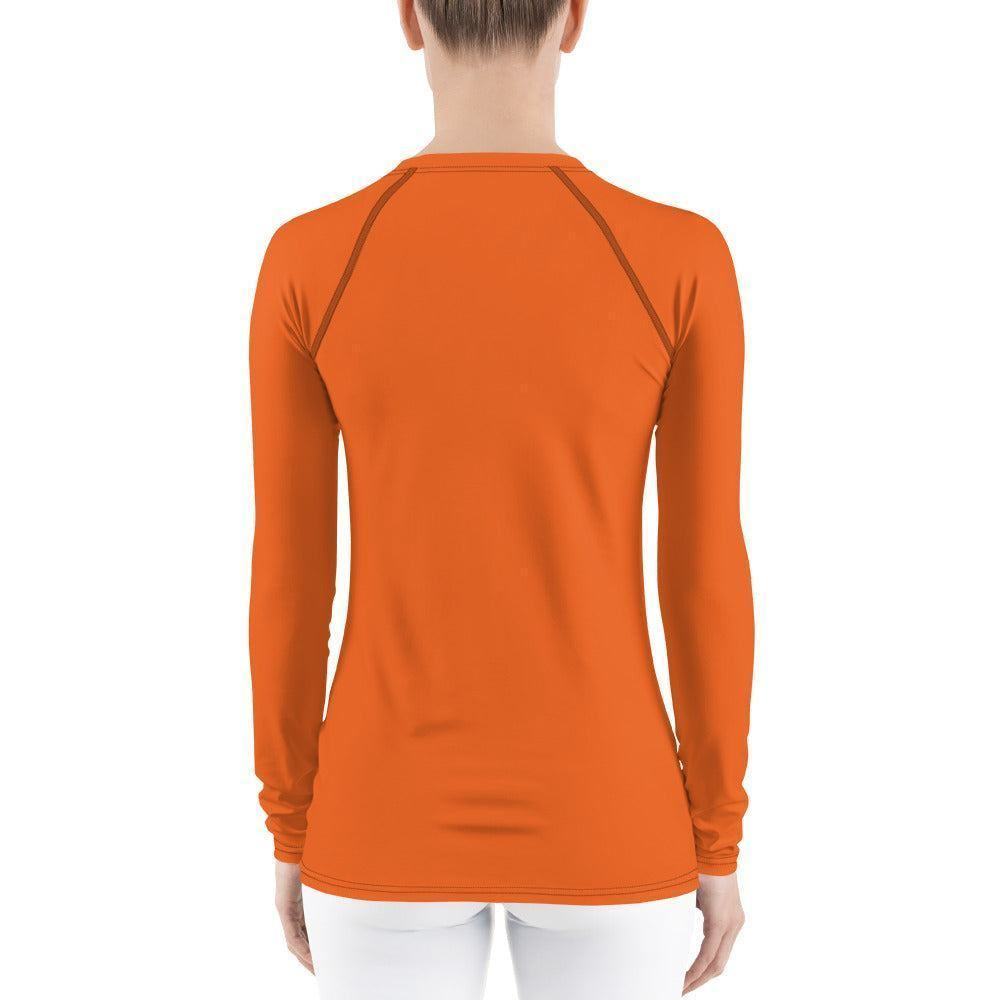 Orange Damen Rash Guard Rash Guard 54.99 4-Wege, Atmungsaktiv, Badebekleidung, bequem, einfarbig, Elastan, Feminin, Flachnaht, Guard, Hautschutz, Kompression, Langarm, Langarmshirt, Männermode, orange, Outdoor, Polyester, Rash, Sand, Schwimmen, Sonnenschutz, Sportbekleidung, Strandmode, Stretchstoff, Surfen, trocknend, Wassersport, Wind JLR Design