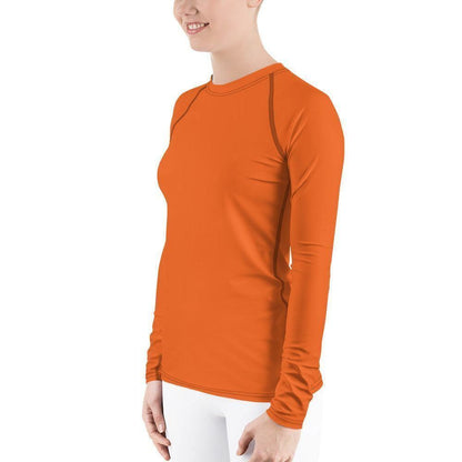 Orange Damen Rash Guard Rash Guard 54.99 4-Wege, Atmungsaktiv, Badebekleidung, bequem, einfarbig, Elastan, Feminin, Flachnaht, Guard, Hautschutz, Kompression, Langarm, Langarmshirt, Männermode, orange, Outdoor, Polyester, Rash, Sand, Schwimmen, Sonnenschutz, Sportbekleidung, Strandmode, Stretchstoff, Surfen, trocknend, Wassersport, Wind JLR Design