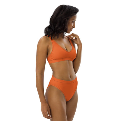 Orange High Waist Bikini -- Orange High Waist Bikini - undefined Bikini | JLR Design