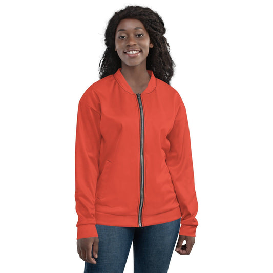 Orange Red Bomberjacke Bomberjacke JLR Design