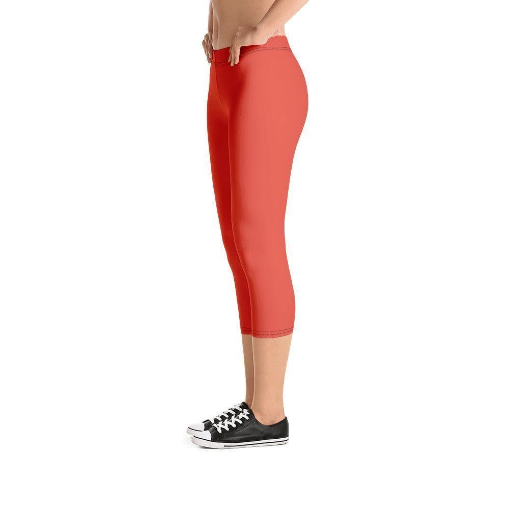 Orange Red Damen Capri Leggings Capri Leggings 49.99 Alltag, bequem, Capri, Damen, Design, einfarbig, Elastan, enganliegend, entspannen, Leggings, Mikrofasergarn, Mode, modisch, Orange, Outdoor, Passform, Polyester, red, rot, Sport, Stil, Style, USF50, verkürzt, vielseitig, Vier-Wege-Stretch JLR Design