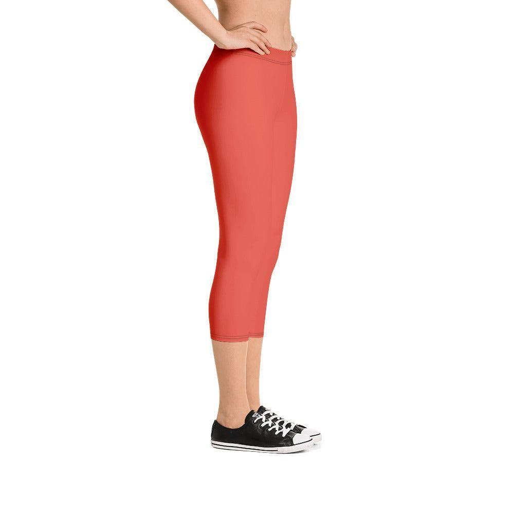 Orange Red Damen Capri Leggings Capri Leggings 49.99 Alltag, bequem, Capri, Damen, Design, einfarbig, Elastan, enganliegend, entspannen, Leggings, Mikrofasergarn, Mode, modisch, Orange, Outdoor, Passform, Polyester, red, rot, Sport, Stil, Style, USF50, verkürzt, vielseitig, Vier-Wege-Stretch JLR Design