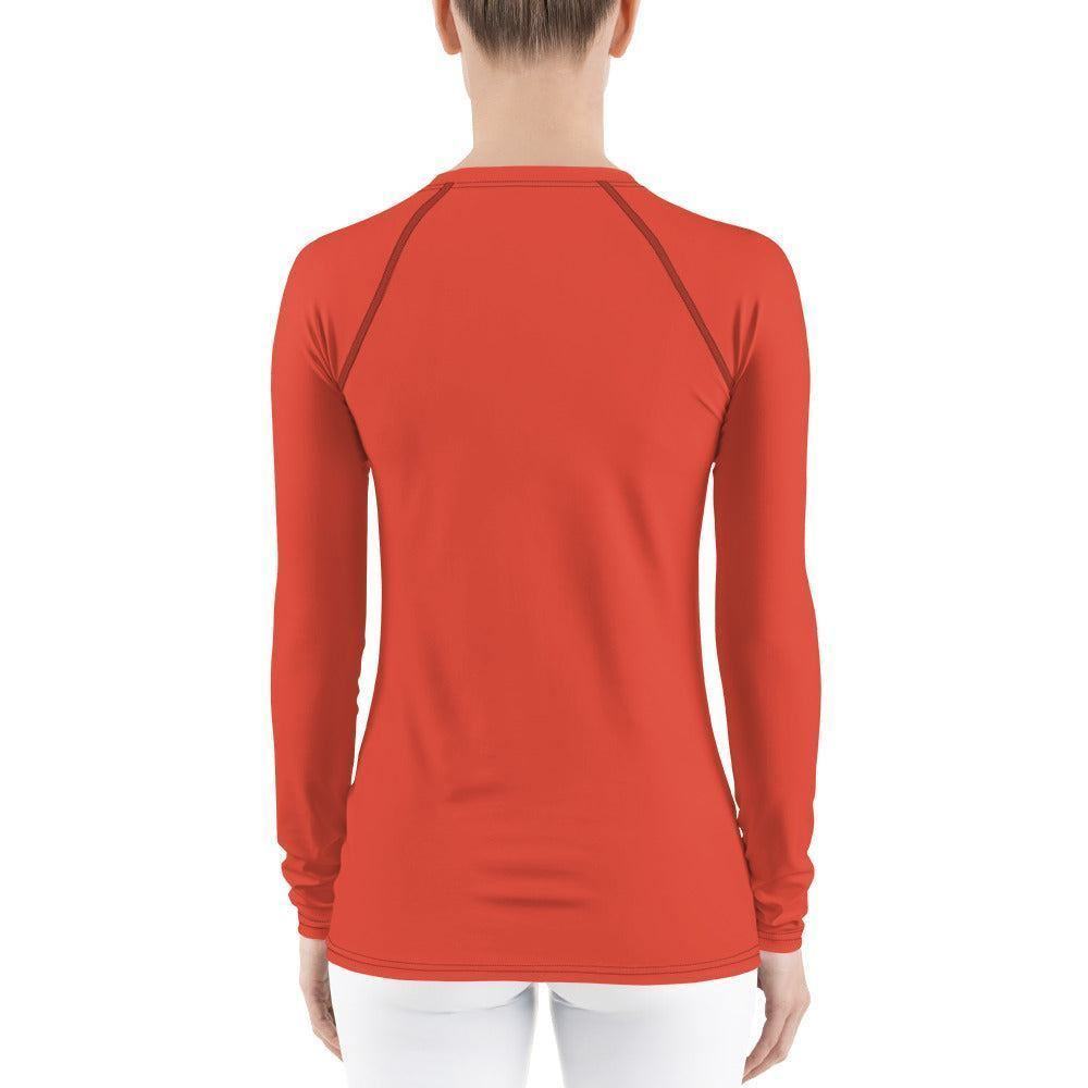 Orange Red Damen Rash Guard Rash Guard JLR Design
