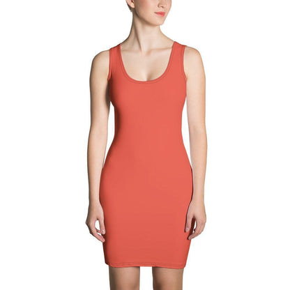 Orange Red enganliegendes Kleid -- Orange Red enganliegendes Kleid - undefined Kleid | JLR Design