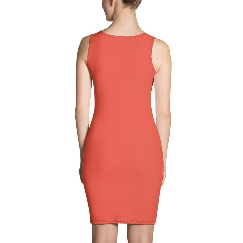 Orange Red enganliegendes Kleid -- Orange Red enganliegendes Kleid - undefined Kleid | JLR Design