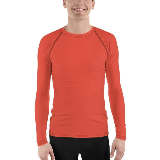 Orange Red Herren Rash Guard Rash Guard 54.99 4-Wege, Atmungsaktiv, bequem, einfarbig, Elastan, Flachnaht, Guard, Hautschutz, Kompression, Langarmshirt, Männermode, Orange, Outdoor, Polyester, Rash, Red, rot, Sand, Schwimmen, Sonnenschutz, Sportbekleidung, Strandmode, Stretchstoff, Surfen, trocknend, Wassersport, Wind JLR Design