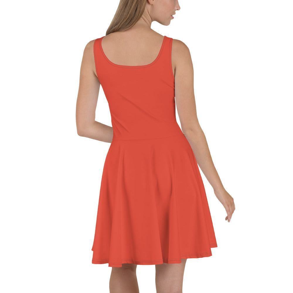 Orange Red Skater Kleid Skater Kleid 56.99 ausgestellt, ausgestellter, Dame, Damen, einfarbig, Elastan, Frau, Frauen, Freizeit, Glatter, Kleid, Mitte, mittellanger, Muster, Nähte, Orange, Overlock, Pattern, Polyester, red, Rock, rot, Saum, schmeichelhaft, Skater, Sport, Stoff, trendy, Weiblich, wühlfühlend, Überdeck JLR Design