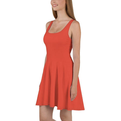 Orange Red Skater Kleid Skater Kleid 56.99 ausgestellt, ausgestellter, Dame, Damen, einfarbig, Elastan, Frau, Frauen, Freizeit, Glatter, Kleid, Mitte, mittellanger, Muster, Nähte, Orange, Overlock, Pattern, Polyester, red, Rock, rot, Saum, schmeichelhaft, Skater, Sport, Stoff, trendy, Weiblich, wühlfühlend, Überdeck JLR Design