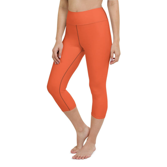 Outrageous Orange Damen Yoga Capri Leggings Yoga Capri Leggings 49.99 Bewebungsfreiheit, Bewegung, Bund, Capri, Damen, Design, einfarbig, Elastan, Fashion, Fitness, Fitnessstudio, Flacher, Gummizug, Gym, hochwertig, Körper, Leggings, Material, Mode, Orange, Outrageous, Polyester, Saum, Session, Sport, Streetwear, Style, USF50, Vier-Wege-Stretch, Wadenlang, Yoga JLR Design