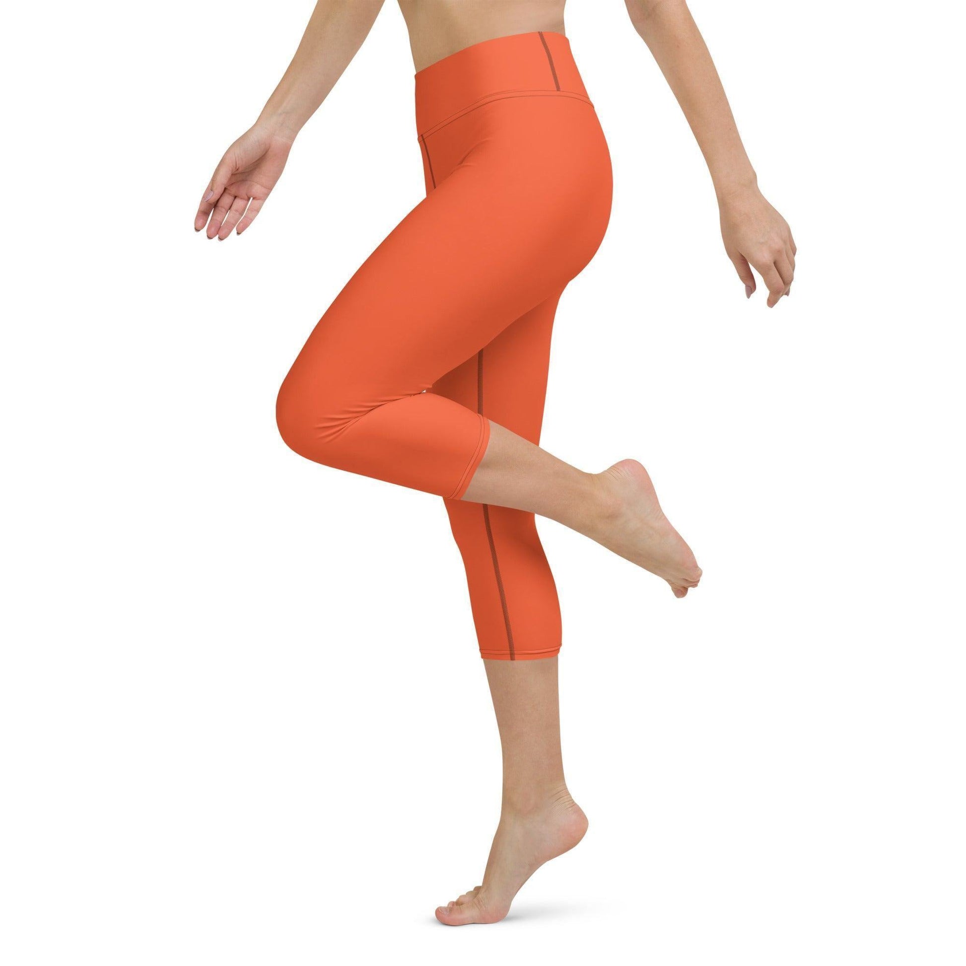 Outrageous Orange Damen Yoga Capri Leggings Yoga Capri Leggings 49.99 Bewebungsfreiheit, Bewegung, Bund, Capri, Damen, Design, einfarbig, Elastan, Fashion, Fitness, Fitnessstudio, Flacher, Gummizug, Gym, hochwertig, Körper, Leggings, Material, Mode, Orange, Outrageous, Polyester, Saum, Session, Sport, Streetwear, Style, USF50, Vier-Wege-Stretch, Wadenlang, Yoga JLR Design