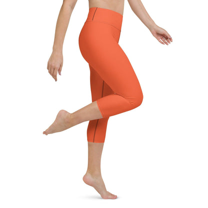 Outrageous Orange Damen Yoga Capri Leggings Yoga Capri Leggings 49.99 Bewebungsfreiheit, Bewegung, Bund, Capri, Damen, Design, einfarbig, Elastan, Fashion, Fitness, Fitnessstudio, Flacher, Gummizug, Gym, hochwertig, Körper, Leggings, Material, Mode, Orange, Outrageous, Polyester, Saum, Session, Sport, Streetwear, Style, USF50, Vier-Wege-Stretch, Wadenlang, Yoga JLR Design