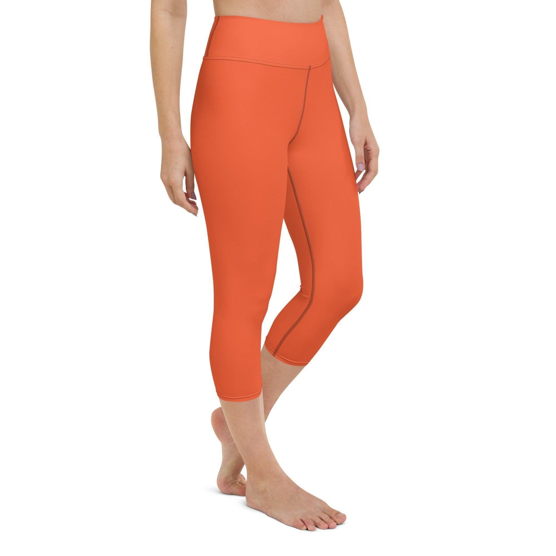 Outrageous Orange Damen Yoga Capri Leggings Yoga Capri Leggings 49.99 Bewebungsfreiheit, Bewegung, Bund, Capri, Damen, Design, einfarbig, Elastan, Fashion, Fitness, Fitnessstudio, Flacher, Gummizug, Gym, hochwertig, Körper, Leggings, Material, Mode, Orange, Outrageous, Polyester, Saum, Session, Sport, Streetwear, Style, USF50, Vier-Wege-Stretch, Wadenlang, Yoga JLR Design