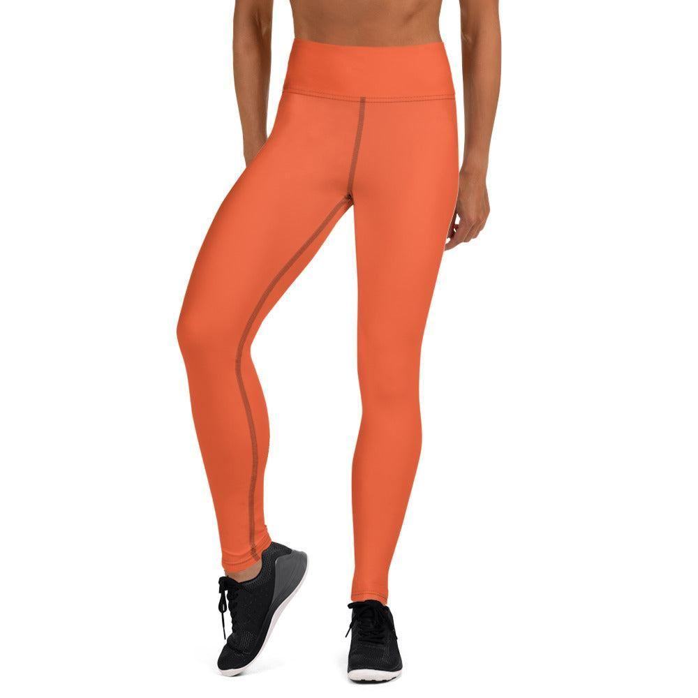 Outrageous Orange Damen Yoga Leggings Yoga Leggings 54.99 atmungsaktiv, Damen, einfarbig, Elastan, Fitness, Flexibilität, fließend, gleiten, Gummizug, High, Hüftbewegungen, kompression, Leggings, Mikrofasergarn, Orange, Outrageous, Polyester, Posen, Schutzfaktor, Sport, Stretch, Studio, stylisch, UV, Vier-Wege-Stretch, Waist, Yoga JLR Design