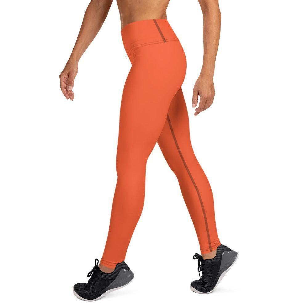 Outrageous Orange Damen Yoga Leggings Yoga Leggings 54.99 atmungsaktiv, Damen, einfarbig, Elastan, Fitness, Flexibilität, fließend, gleiten, Gummizug, High, Hüftbewegungen, kompression, Leggings, Mikrofasergarn, Orange, Outrageous, Polyester, Posen, Schutzfaktor, Sport, Stretch, Studio, stylisch, UV, Vier-Wege-Stretch, Waist, Yoga JLR Design