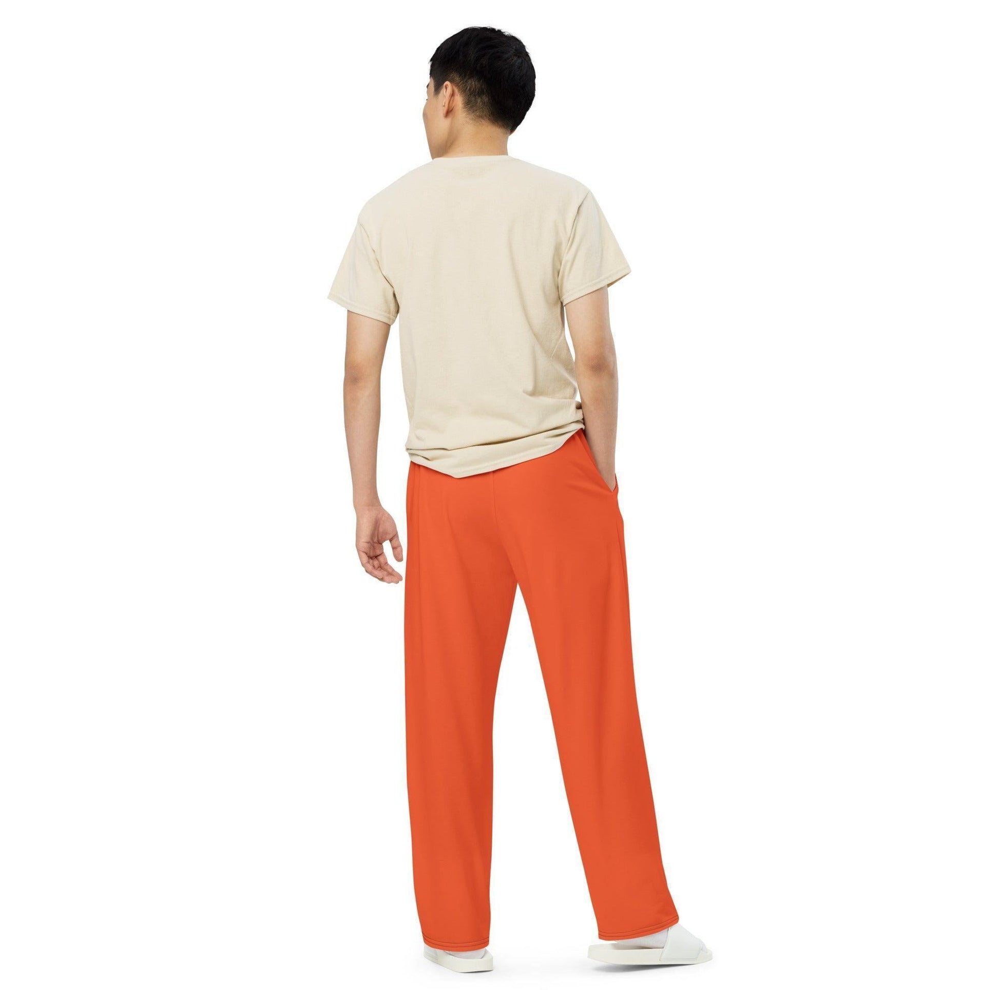 Outrageous Orange Hose mit weitem Bein Hose mit weitem Bein 53.99 atmungsaktiv, Bein, beont, Bewegungsfreiheit, einfarbig, Elastan, Figur, Hose, Komfort, Kordelzug, leicht, Look, Loungewear, luftige, lässig, OEKOTEX100, optisch, Orange, Outrageous, Passform, Polyester, Pyjama, Seitentaschen, Sommer, Stoff, stretch, Taille, weitem JLR Design