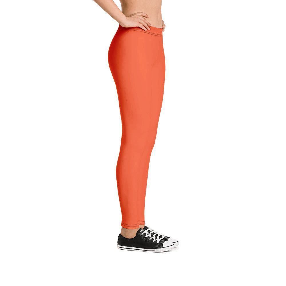 Outrageous Orange Leggings -- Outrageous Orange Leggings - undefined Leggings | JLR Design