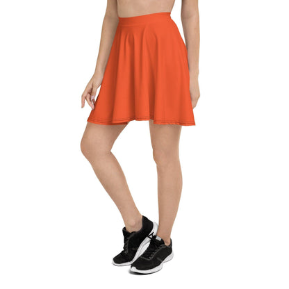 Outrageous Orange Skater Rock Skater Rock 46.99 einfarbig, elastisch, Elkastan, Oberschenkel, orange, outrageous, Overlocknaht, Polyester, Rock, Skater, USF50, weich JLR Design