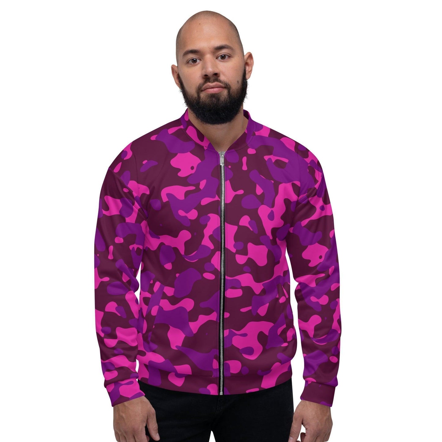 Pink Camouflage Bomberjacke Bomberjacke JLR Design
